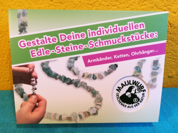 Schmuck-Kreativset Aventurin & Serpentin (Anti-Stress) Maulwurf