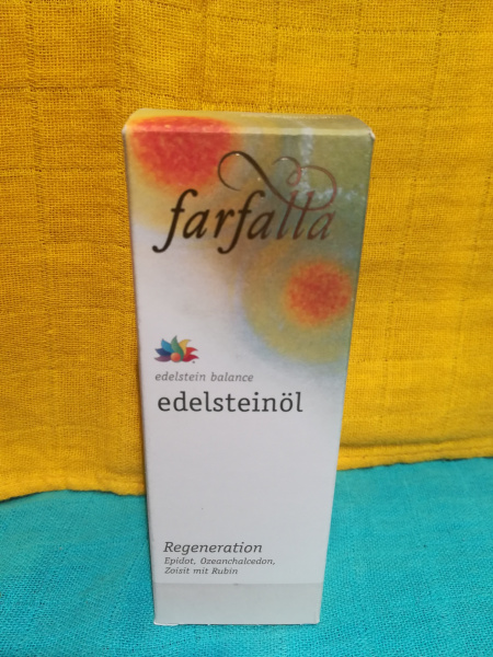 Edelstein Massageöl Farfalla - Regeneration, 80ml