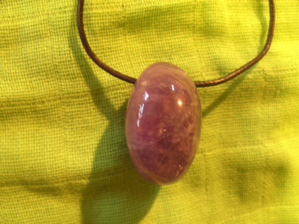 Amethyst gebohrt, Unikat 2, Anhänger