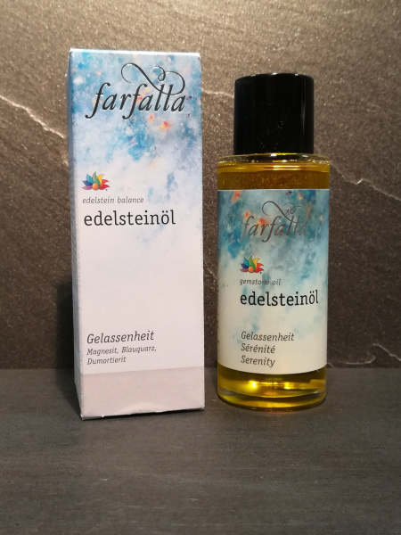 Edelstein Massageöl Farfalla - Gelassenheit, 80ml