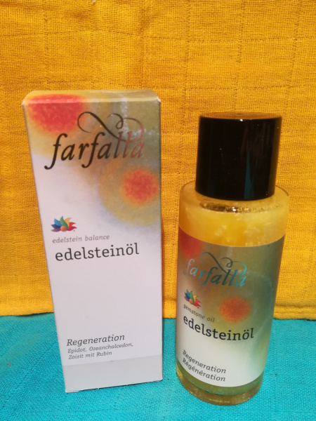 Edelstein Massageöl Farfalla - Regeneration, 80ml